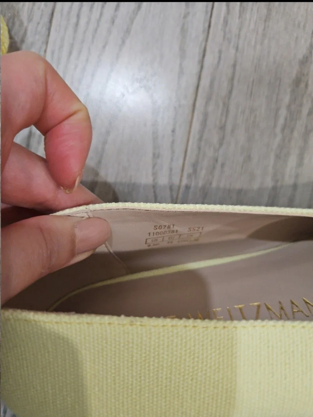 Stuart Weitzman Yellow Espadrilles